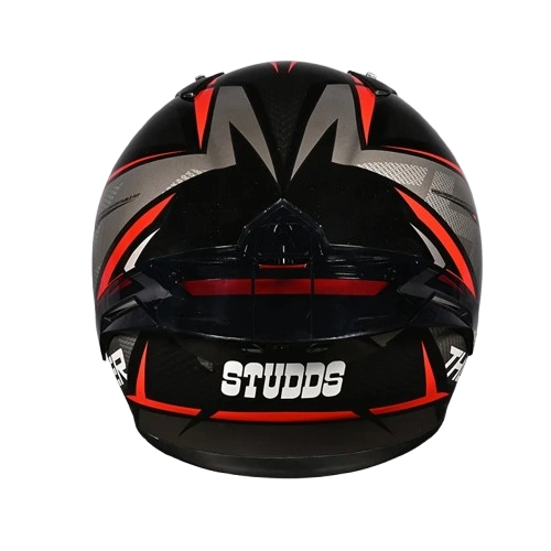 STUDDS Thunder D1 Light Volt Black N2 Full Face Helmet