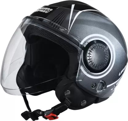 STUDDS Urban Super D1 Matt Gun Grey N6 Half Face Helmet