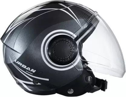 STUDDS Urban Super D1 Matt Gun Grey N6 Half Face Helmet