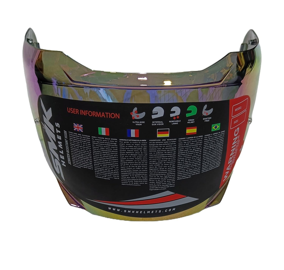 STUDDS Visor Smk Rainbow Spares Accessories