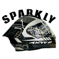 Aerostar Axter D1 Black Gray Full Face Helmet