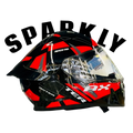 Aerostar Axter D8 Black Red Full Face Helmet