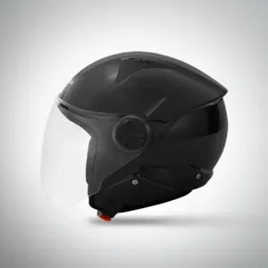 Aerostar Beat Black Half Face Helme