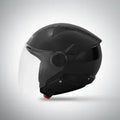 Aerostar Beat Black Half Face Helme