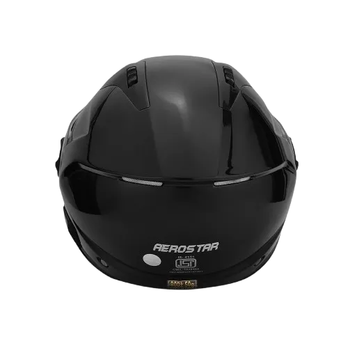 Aerostar Beat Black Half Face Helmet