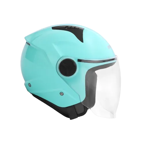 Aerostar Beat Ice Greean Half Face Helmet