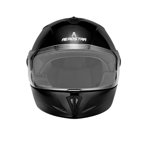 Aerostar Curvy Black Full Face Helmet