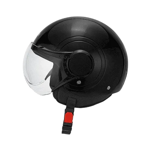 Aerostar Mini Black Half Face Helmet
