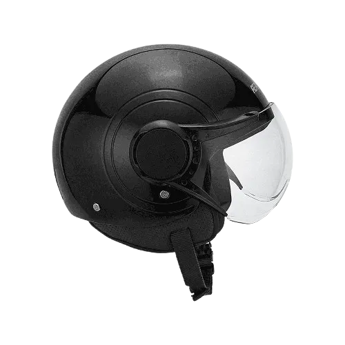 Aerostar Mini Black Half Face Helmet