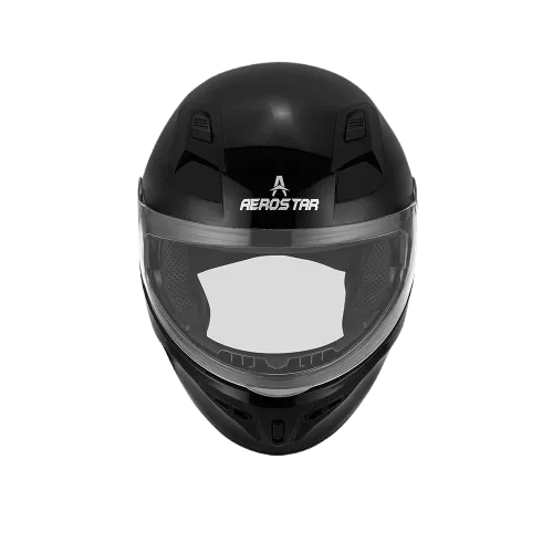 Aerostar Zeal Black Full Face Helmet
