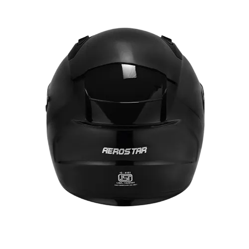 Aerostar Zeal Black Full Face Helmet