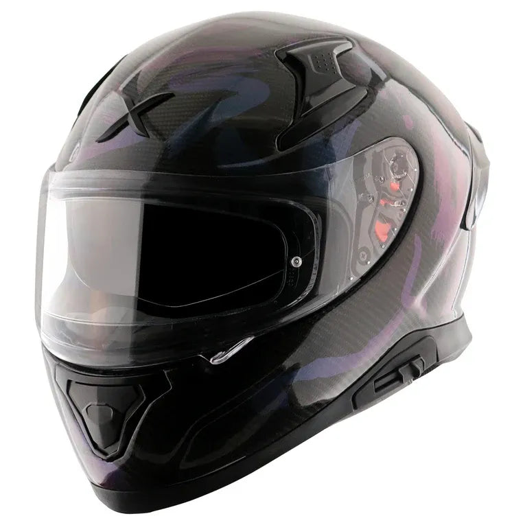 Axor Apex Carbon Big Cheeks Gloss Black Full Face Helmet