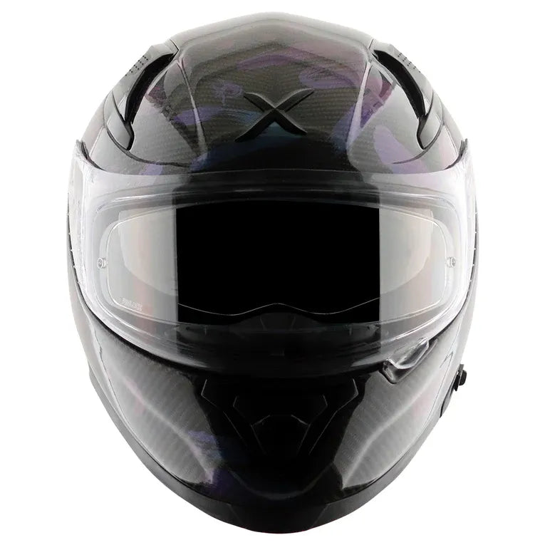 Axor Apex Carbon Big Cheeks Gloss Black Full Face Helmet