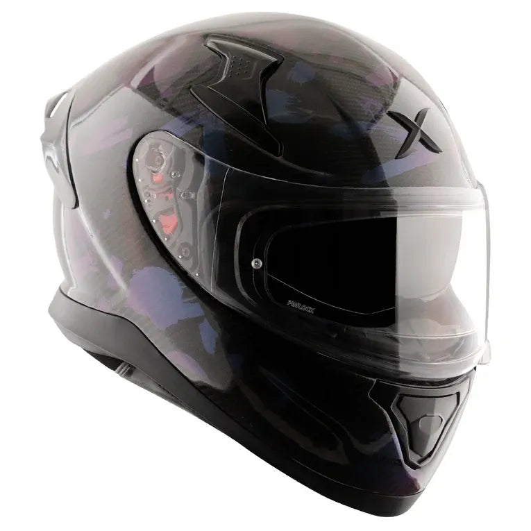 Axor Apex Carbon Big Cheeks Gloss Black Full Face Helmet