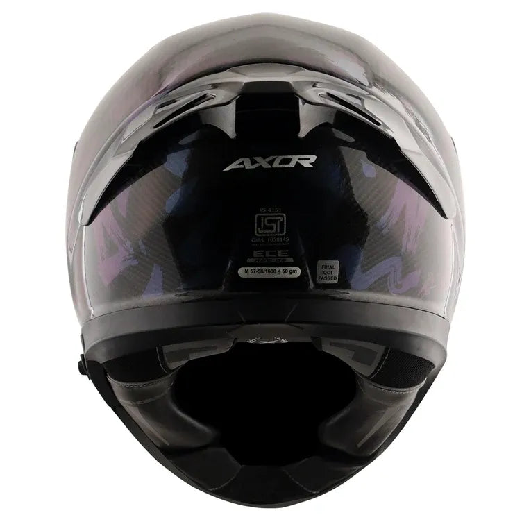 Axor Apex Carbon Big Cheeks Gloss Black Full Face Helmet
