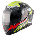 AXOR Apex Dynamo Black Neon Full Face Helmet