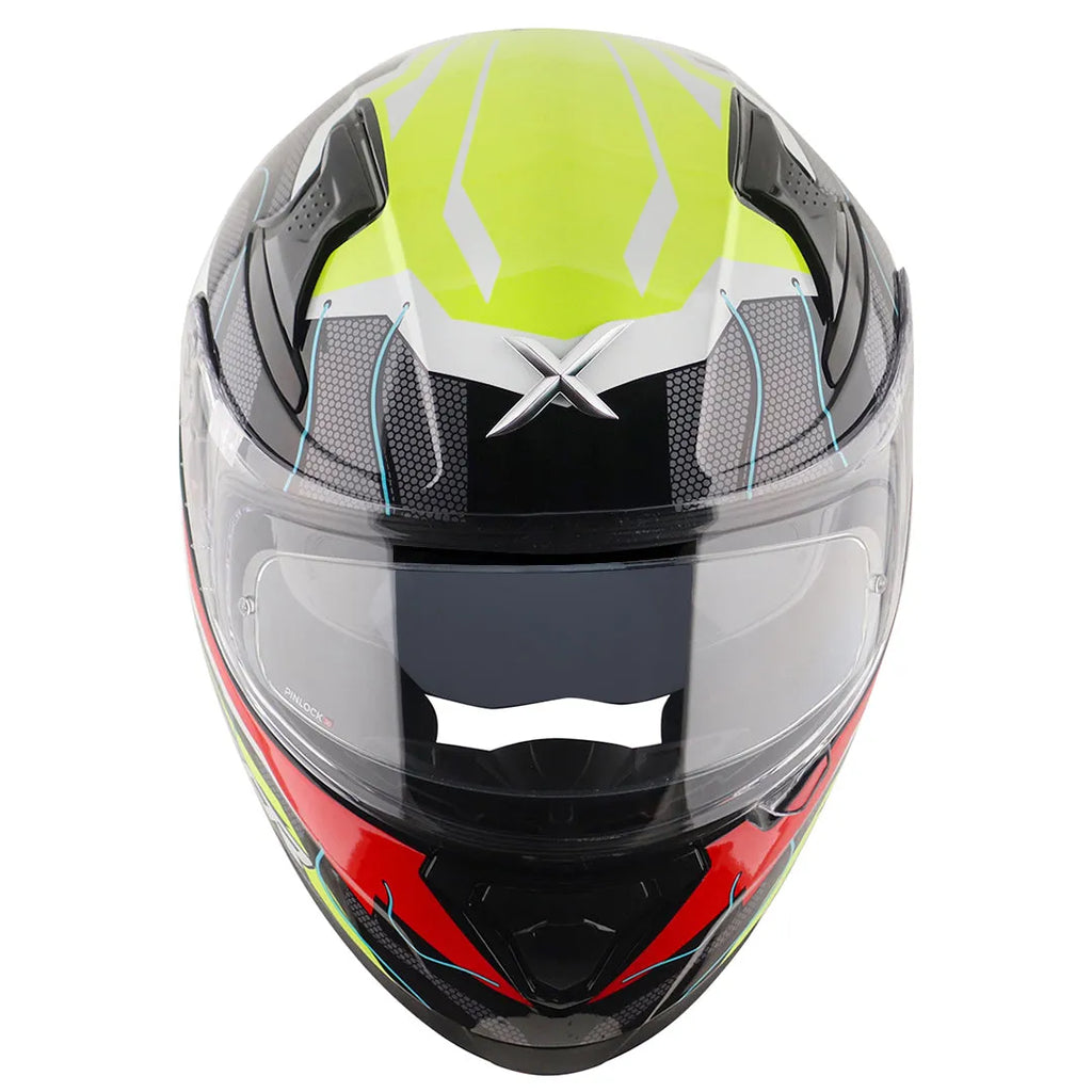 AXOR Apex Dynamo Black Neon Full Face Helmet