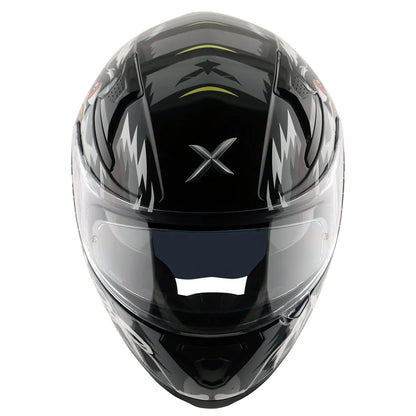 AXOR Apex Falcon Black Grey Full Face Helmet