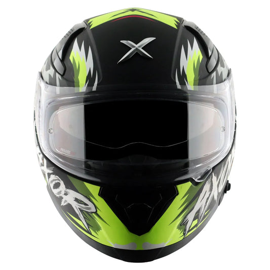 AXOR Apex Falcon Black Neon Yellow Full Face Helmet