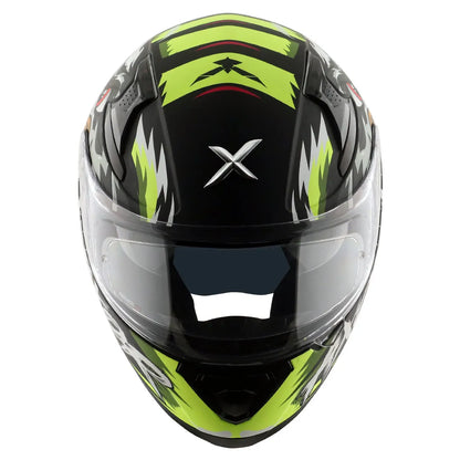 AXOR Apex Falcon Black Neon Yellow Full Face Helmet