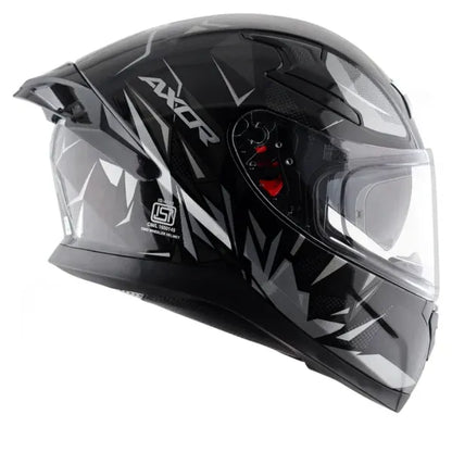 AXOR Apex Hunter Black Grey Full Face Helmet