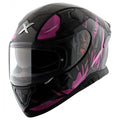 AXOR Apex Hunter Black Pink Full Face Helmet