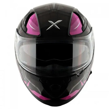 AXOR Apex Hunter Black Pink Full Face Helmet