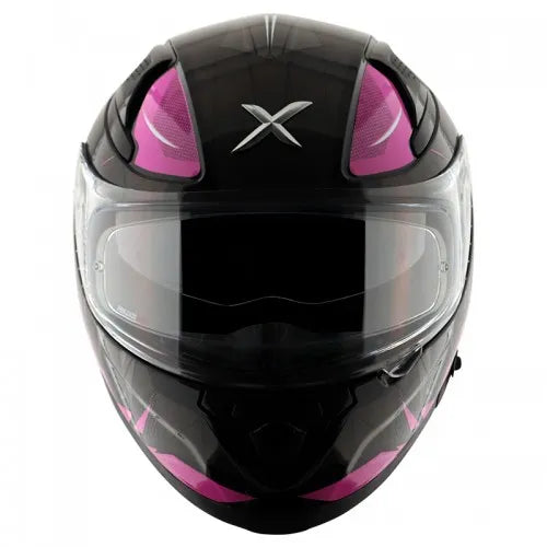 AXOR Apex Hunter Black Pink Full Face Helmet