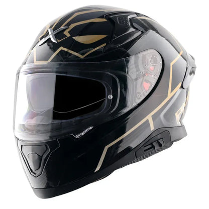 AXOR Apex Marvel Black Panther Gold Full Face Helmet