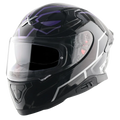 AXOR Apex Marvel Black Panther Purple Full Face Helmet