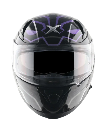 AXOR Apex Marvel Black Panther Purple Full Face Helmet
