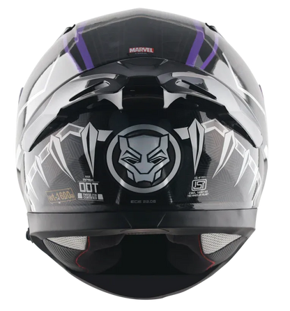 AXOR Apex Marvel Black Panther Purple Full Face Helmet