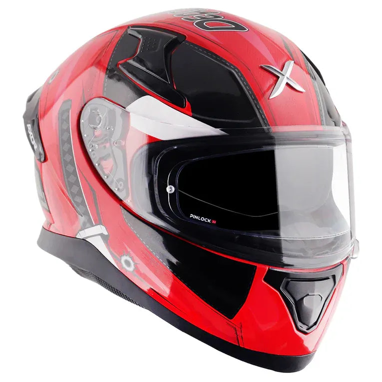 Axor Apex Marvel Deadpool Red Black Full Face Helmet