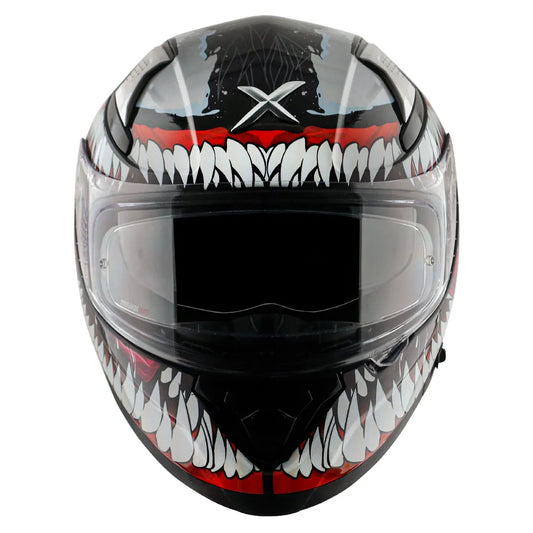 AXOR Apex Marvel Venom Black Red Full Face Helmet
