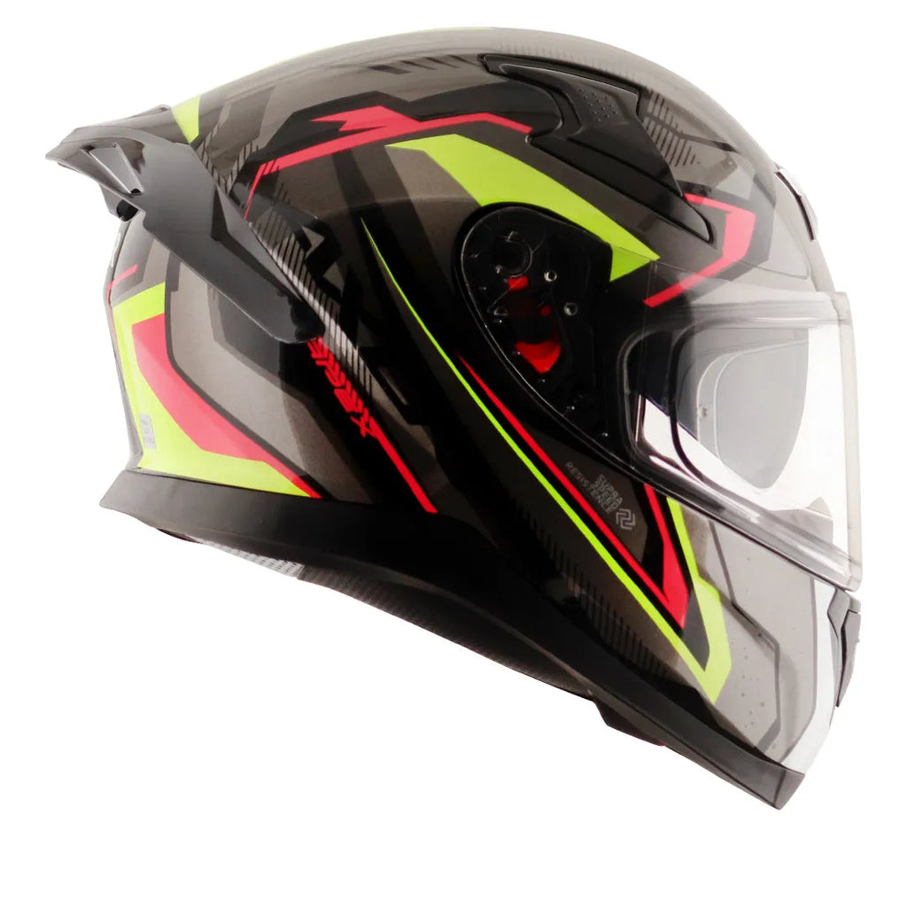 AXOR Apex Road Trip Black Grey Full Face Helmet
