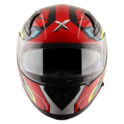 AXOR Apex Road Trip Black Red Full Face Helmet