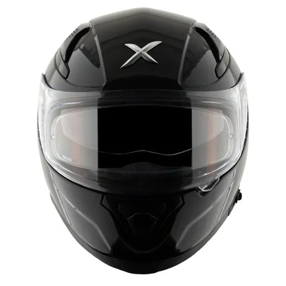 AXOR Apex Solid Black Full Face Helmet