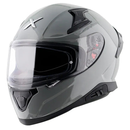 AXOR Apex Solid Cool Grey Full Face Helmet