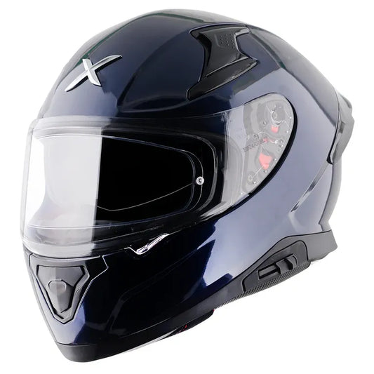 AXOR Apex Solid Deep Blue Full Face Helmet