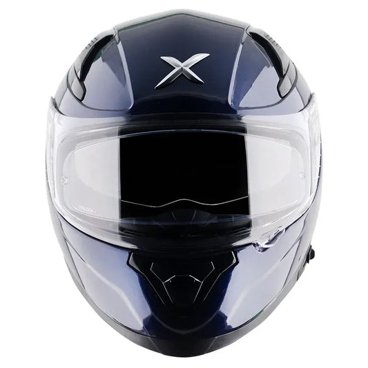 AXOR Apex Solid Deep Blue Full Face Helmet