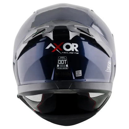 AXOR Apex Solid Deep Blue Full Face Helmet