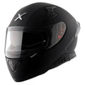 AXOR Apex Solid Dull Black Full Face Helmet