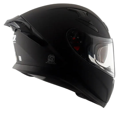 AXOR Apex Solid Dull Black Full Face Helmet