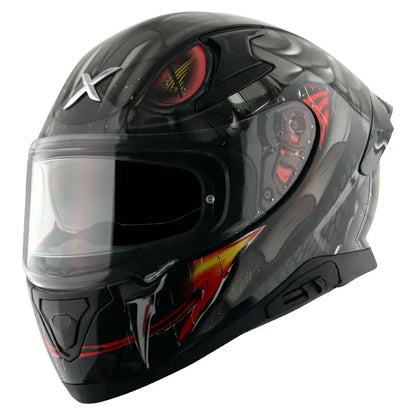 AXOR Apex Venomous Black Grey Full Face Helmet