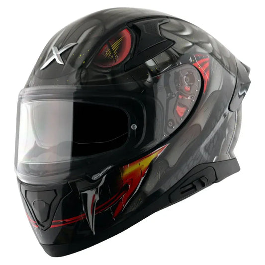 AXOR Apex Venomous Black Grey Full Face Helmet