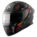 AXOR Apex Venomous Dull Black Grey Full Face Helmet