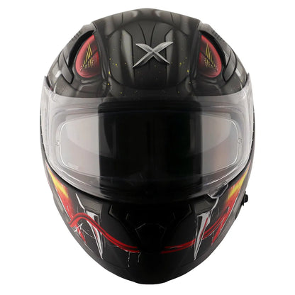 AXOR Apex Venomous Dull Black Grey Full Face Helmet