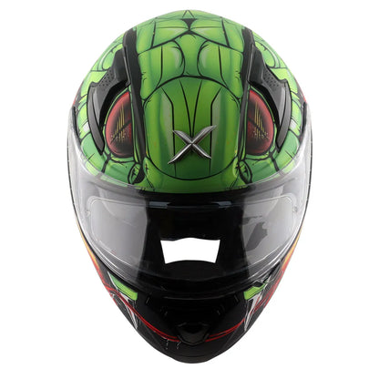 AXOR Apex Venomous Dull Black Neon Green Full Face Helmet
