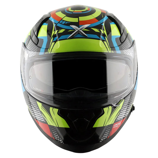 AXOR Apex Vivid Black Neon Yellow Full Face Helmet