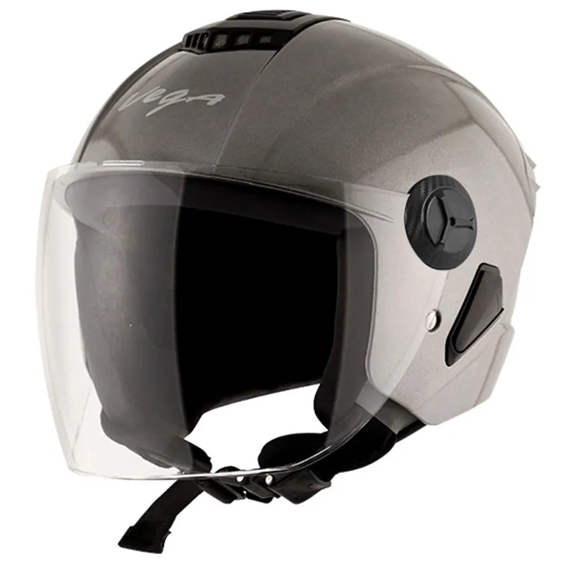 VEGA Aster Dx Anthracite Half Face Helmet